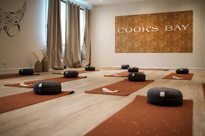 Air-conditioned studio yoga class at Cooks Bay Hotel and Suites - Key Things I’d Bookmark About Cooks Bay Yoga in Moorea