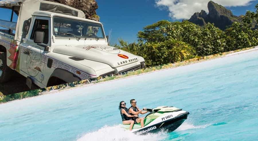Bora Bora Adventure Day: 4X4 and Jet Ski with Lunch - Why the 4x4 plus jet ski combo makes sense