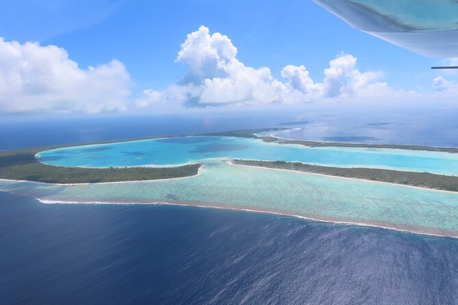 Bora Bora and the Tupai atoll the jewels of the Pacific, 45 min private flight - Tupai Atoll’s heart shape, what to look for during the turn
