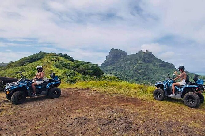 Bora Bora Atv-Quad Tours - Snacks, water, and comfort on hot and rainy Bora Bora days