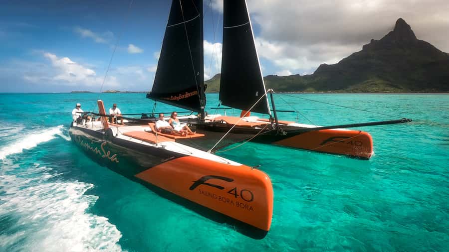 Bora Bora: Half Day Catamaran Sailing & Snorkelling - Vitamin Sea Sailing: Former Racing Catamaran, Real Time on the Water
