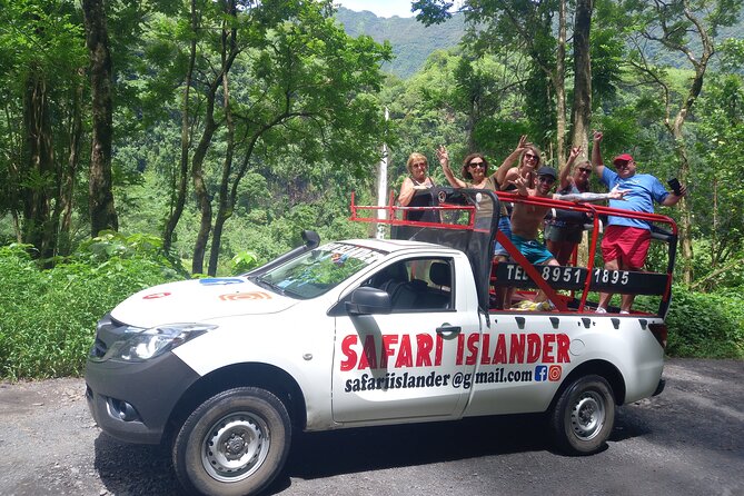 Crossing Island of Tahiti 4x4 Mountain, Waterfall, River, Basins - The bakery snack stop: plan for lunch out of pocket