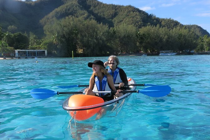 Eco guided excursion to the lagoon of Moorea in a transparent kayak Afternoon 2h - Price and what you get for $60.73 per person