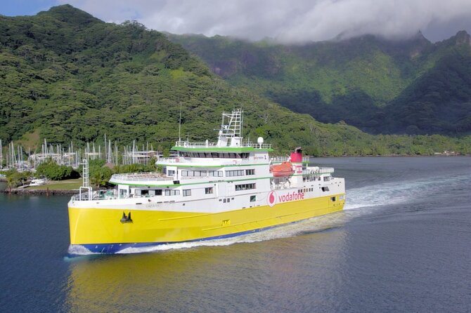 Ferry Transfer between Papeete, Tahiti and Moorea - Price and value: why this transfer often beats flying