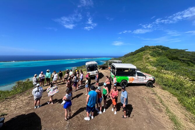 Full Day Combo 4X4 Adventure Tour & Motu FANFAN Pass with Buffet - Mont Popoti: your best shot at lagoon panoramas from the island’s high point