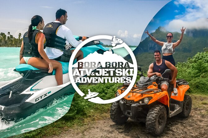 Full Day Combo ATV & Jet Ski with a Polynesian BBQ on a Motu - Quad Time: Viewpoints, Off-Road Trails, and WWII Cannons