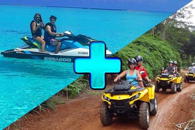 Grand Magic Combo Jetski 3h00 + Quad 3h30 - Rays and black tip sharks: how the wildlife stop works