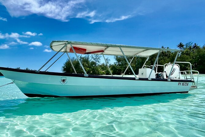 Half Day / Private Lagoon Adventure in Mo'orea - A private lagoon tour in Moorea, where the day feels smaller