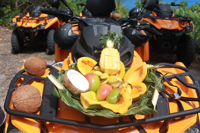 Island Tour & Getaway on the Bora Bora Mountains by Quad / ATV - WWII Guns, Lookout Viewpoints, and the Mountain Portion