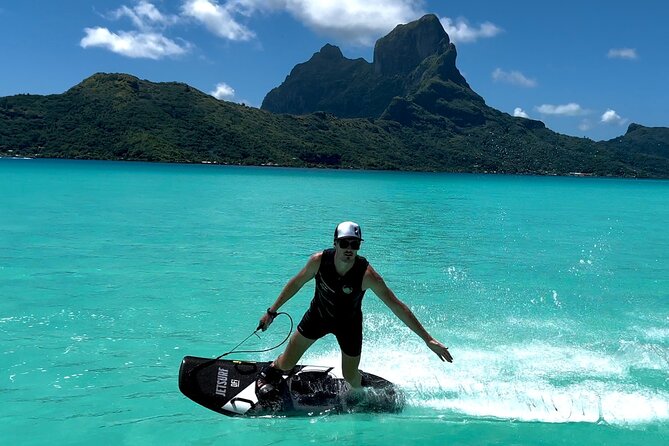JetSurf Private Riding Lessons in Bora Bora - The training moment: how you go from standing to riding