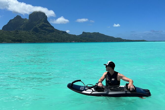 JetSurf Private Riding Lessons in Bora Bora - Riding the JetSurf board: what your lagoon time will feel like