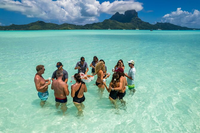 LUXURY Catamaran Bora Bora : Sailing, Snorkeling & Floating Bar - Boarding the Vitamin Sea at 9:00 am, with pickup that actually helps