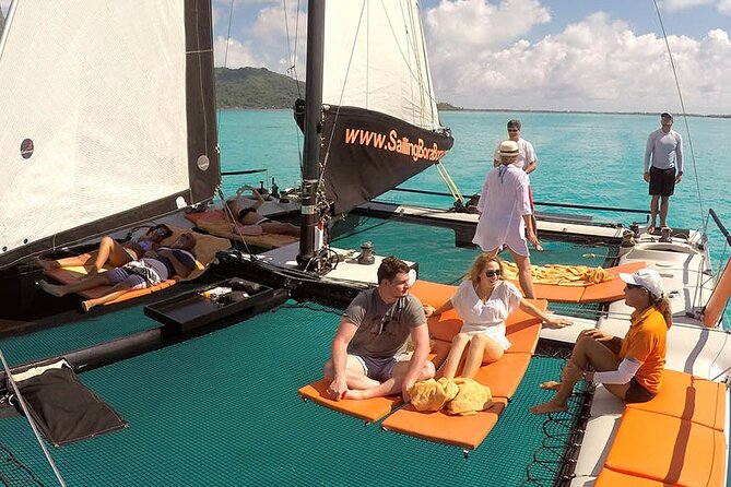 LUXURY Catamaran Bora Bora : Sailing, Snorkeling & Floating Bar - Price and value: what $327.95 buys you on the lagoon