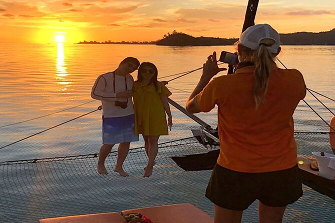 LUXURY PRIVATE Catamaran Bora Bora : The Sunset Escape - The Sunset Show and Otemanu Mountain Views, What to Expect