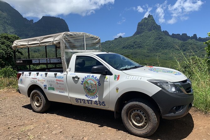 Moorea 4WD Tour Inc. Belvedere, Pineapple Farm, Magic Mountain... - The driving part: what off-road 4WD feels like in real life