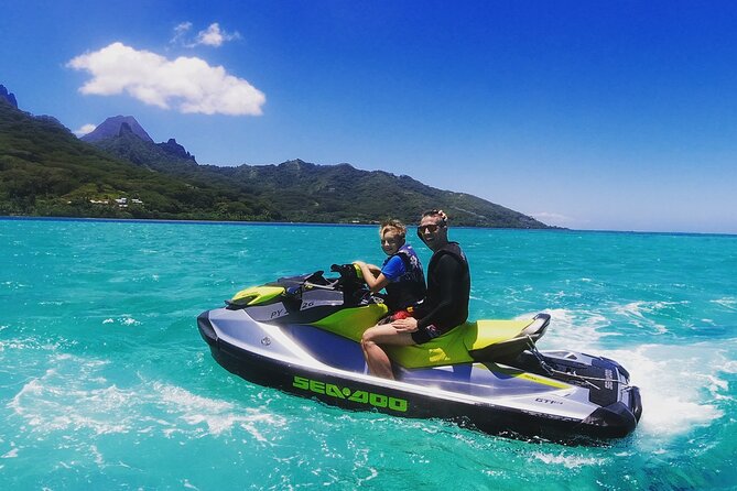 Moorea Combo 2h Jetski 3h30 Quad - The Snorkel Stop: Stingrays and Black-Tip Sharks, With Gear Included