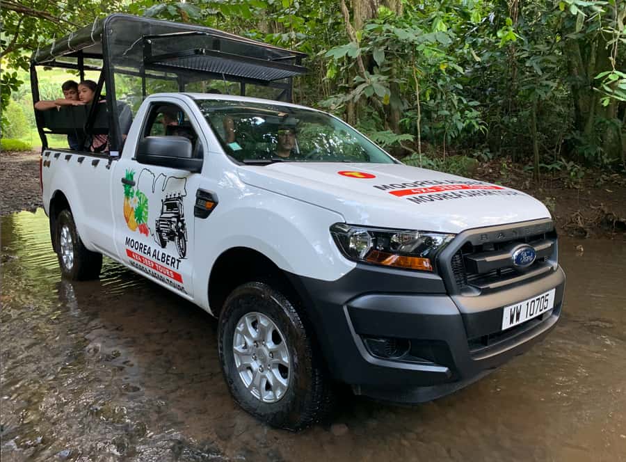 Moorea: Half-Day Open-Air 4WD Safari with Hotel Transfers - Visitor center stop, village sights, and learning in small chunks