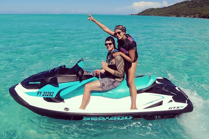 Moorea Solo or Twin 2 hours Jet Ski Tour - Stop 1: stingrays and black tip sharks snorkeling (about 20 minutes)