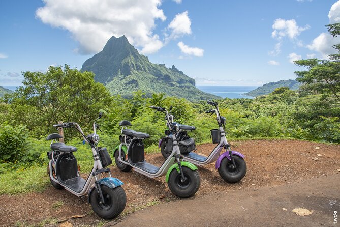 Moorea tour in electric citycoco (in autonomy) - Why the 30 km/h electric Citycoco pace fits Moorea so well