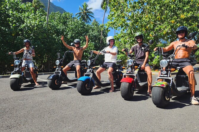 Moorea tour in electric citycoco (in autonomy) - How much is this worth at about $73.17 per private group
