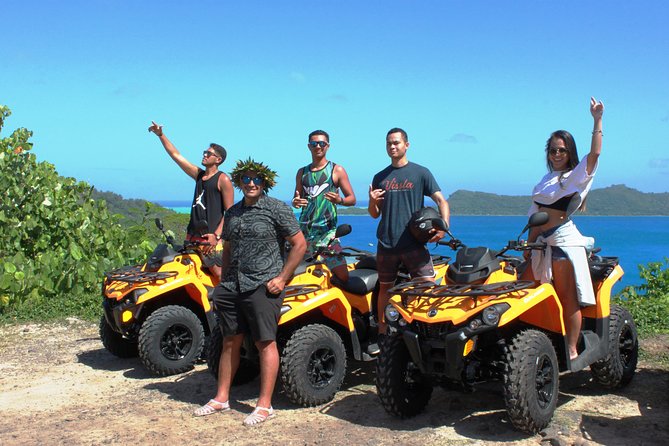 NEW!!! ATV TOURS with a local tour guide from Bora Bora - Pickup in the Vaitape Area, Then Your First Minutes on the ATV