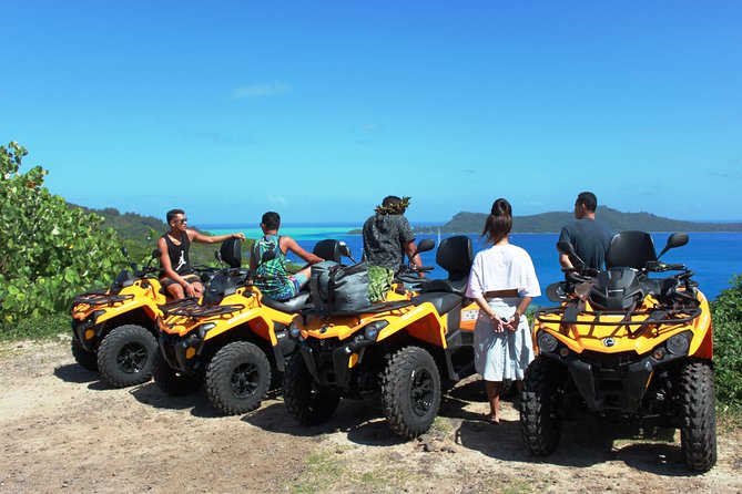 NEW!!! ATV TOURS with a local tour guide from Bora Bora - Stop 1: Vaitape to Amanahune Plateau for Lagoon Views