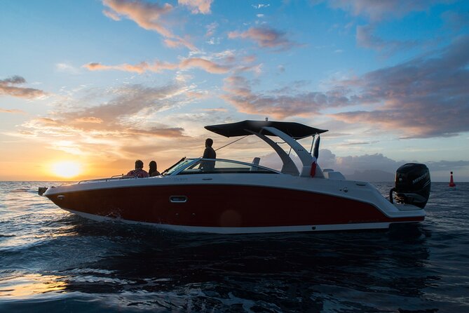 Private and Local Sunset Cruise in Tahiti - Sandbank time and rays: the best way to watch without rushing