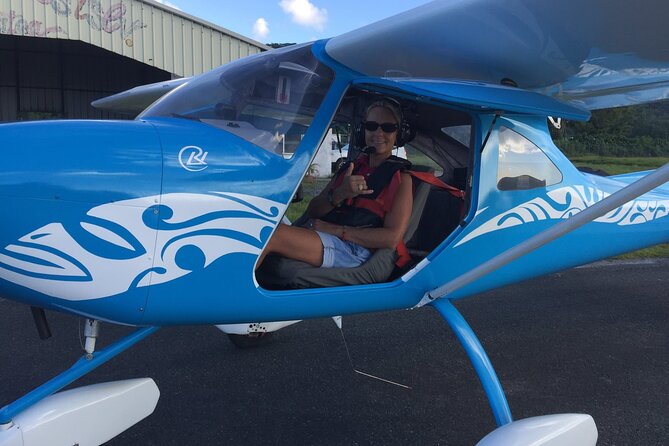 Private flight, in a light plane over the Polynesian motus from Raiatea - Where you meet, and what the start feels like