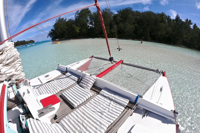 PRIVATE Full Day Tour : Moorea Snorkeling & Sailing on a Catamaran named Taboo - What you actually get: snorkels, tropical fruit, and a flexible plan
