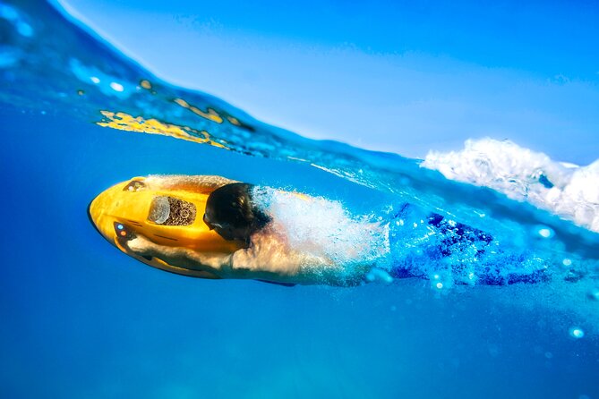 Seabob Private Discovery Tours in Bora Bora - Riding across the surface, then working the depth