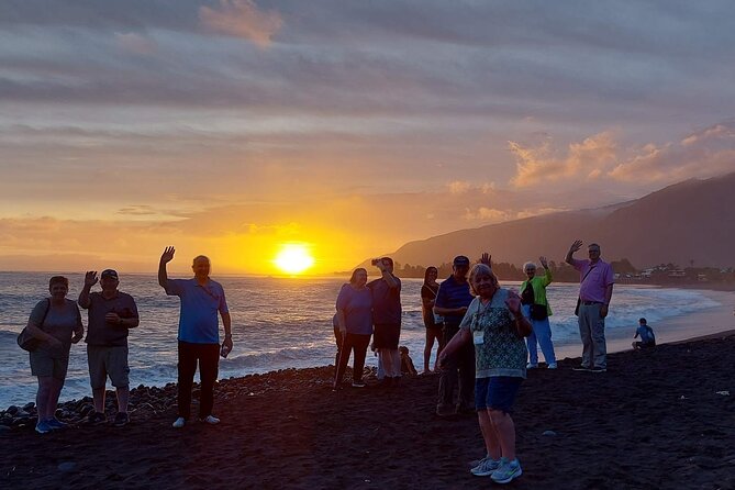 Shared 4.5h Circle Island Tour of Tahiti Nui by Lydia - Stop 1: Pointe Venus and the Black Sand With Captain Cook-Era Links