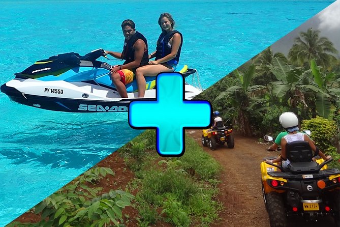 Small Combo 2h30 Quad + 1h Jetski - Quad Biking Through Opunohu, Pineapple Fields, and Viewpoints