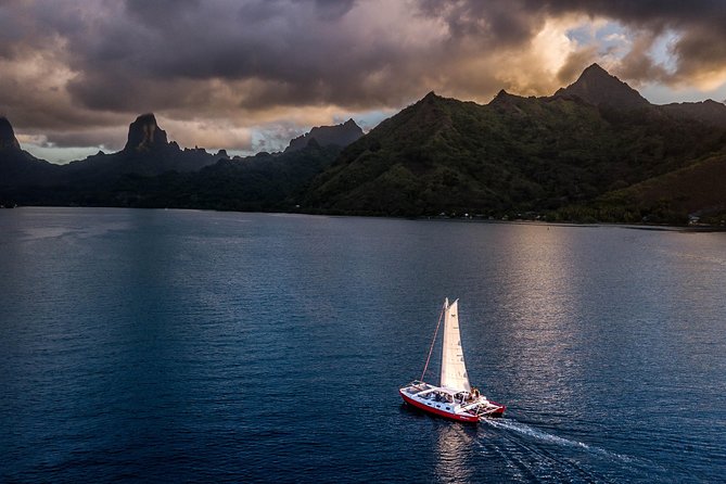 Sunset Cruise : Moorea Sailing on a Catamaran named Taboo - Where the cruise starts at Mareto Public Beach (and why that matters)