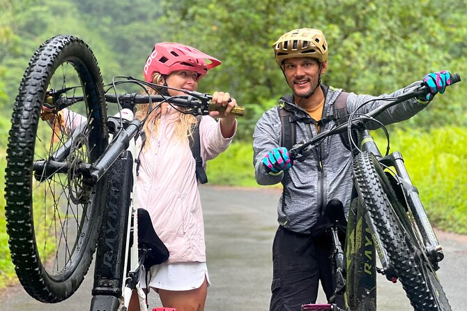 Tahiti excursion adventure circuit MTB MTB E-Bike private valley - Dams and views: why the climb is worth it
