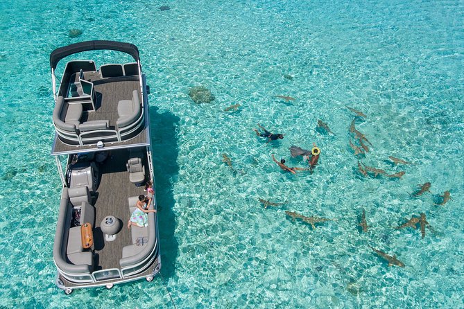Toa Boat Bora Bora Private Lagoon tour On Ambassador Boat - Cruise through the turquoise lagoon, with guide stories in the background