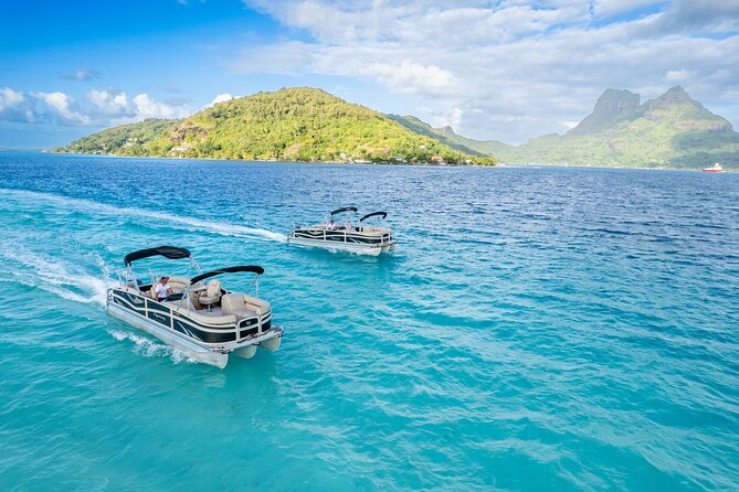 Toa Boat Bora Bora Private Lagoon tour On Majestic Pontoon Boat - Guides Make the Difference: Timmi, Maui, and François