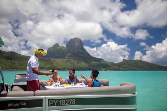 Toa Boat Bora Bora Private Lagoon tour with Lunch on Ambassador Boat - The included drinks and what they mean for your day