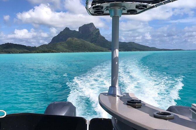 Toa Boat Bora Bora Private Lagoon tour with Lunch on Entertainer Bar Boat - Lunch on the water: the skewers, coconut fish, and optional BBQ