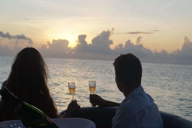Toa Boat Bora Bora Private Sunset On Majestic Pontoon Boat - Pickup, mobile ticket, and how logistics keep things simple