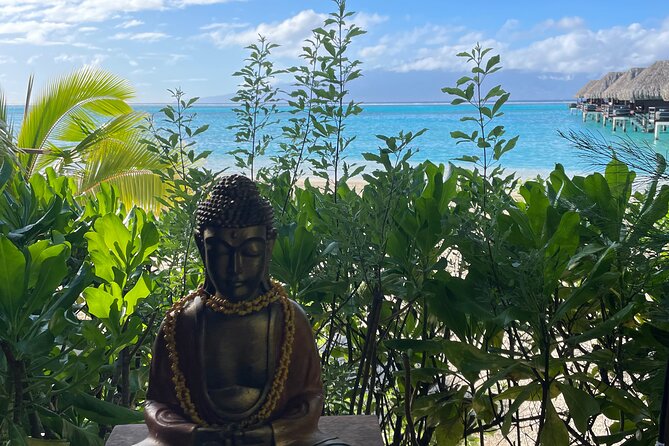 Yoga at sunrise at Sofitel Moorea, overlooking Tahiti - Why Feet in Sand at Sunrise Feels Different (In a Good Way)