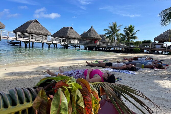 Yoga on the paradise beach of Manava Moorea - The Instructor Advantage: Cindy’s Coaching Is the Big Deal